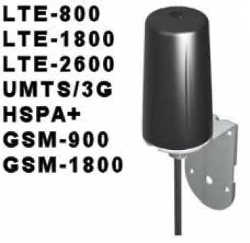Außenantenne 4 dBi + 5m Kabel für LTE-800 LTE-1800 LTE-2600 UMTS HSPA+ GSM EDGE für ZTE MF60