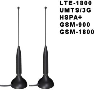 MIMO-Set Magnethaftantennen 2 x 5 dBi für LTE-900/LTE-1800/LTE-2100 und 3G für den LTE-Router HUAWEI B818