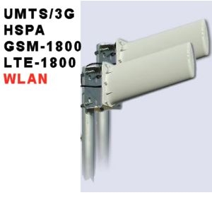 SONDERAKTION für LTE-1800/LTE-2100: MIMO-Set 2 x 11 dBi LTE-Hochleistungsantennen LOGPER1 für den HUAWEI E5372