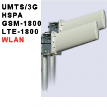 SONDERAKTION für LTE-1800: MIMO-Set 2 x 11 dBi LTE-Hochleistungsantennen SIRIO LOGPER-1 für ASUS 4G-N12