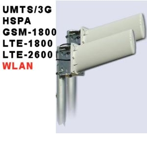 MIMO-Set 2 x 11 dBi LTE-Hochleistungsantennen LOGPER2 für LTE-1800, LTE-2100 und LTE-2600 für den HUAWEI E5372