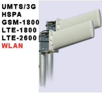 AKTION für LTE-1800/2600: MIMO-Set 2 x 11 dBi LTE-Hochleistungsantennen LOGPER2 für ZTE MF823 für LTE-1800 und LTE-2600