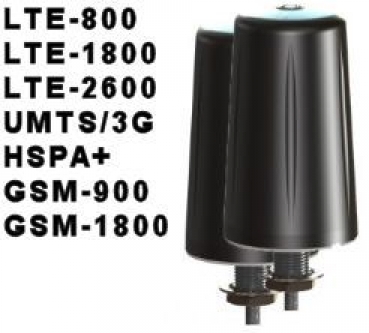 Low-Profile-Breitband-Fahrzeugantenne mit 2 x 3-5 dBi für GSM UMTS HSPA+ LTE WLAN für ZTE MF90