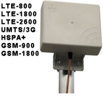 SIRIO SMP-4G 2 x 8 dBi Gewinn: Kompakte LTE- und UMTS-MIMO-Universal-Hochleistungsantenne für ZTE MF90